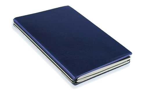 卡涅精選文具 【年曆可加購】尺寸A6 |拆換式皮革手帳 | 藍色| 雙軌 | x47