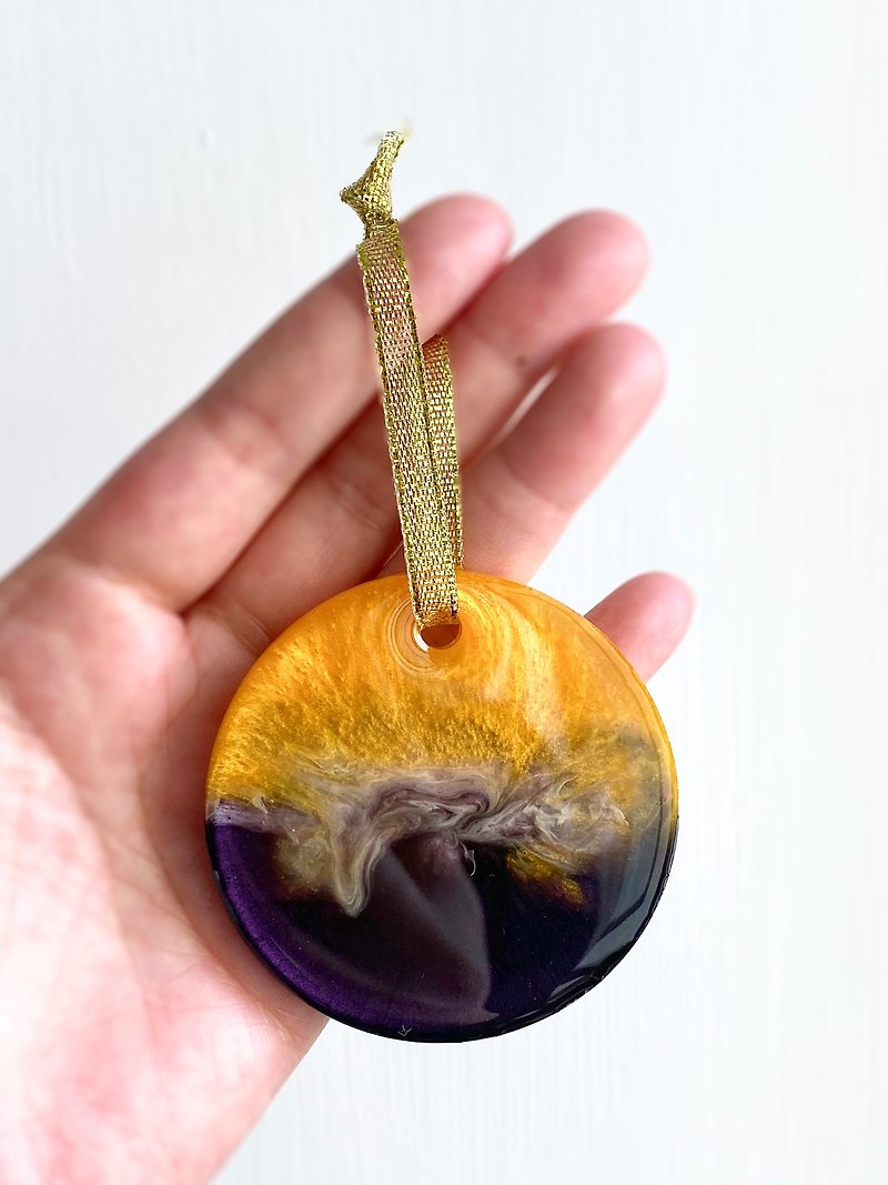 Handmade Ornament, Home Decor - Items for Display - Resin Purple