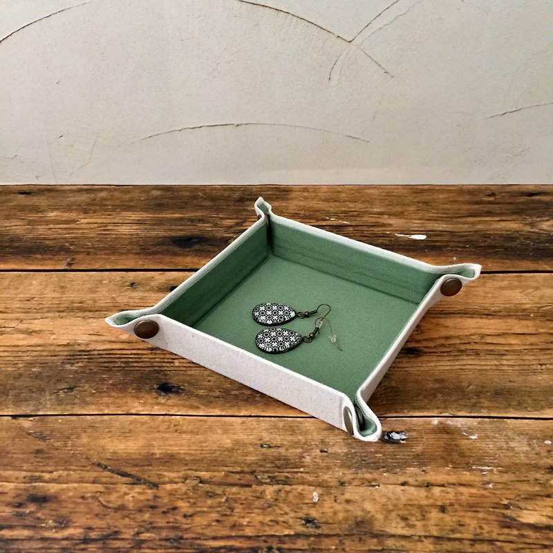 Multi tray mini making with canvas - Storage - Cotton & Hemp Khaki