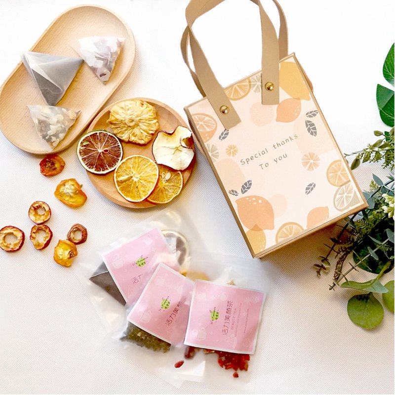 [Vitality Beauty Tea] 5 pcs/10 pcs/20 pcs, 50 pcs unflavored dried fruits + private tea - ชา - อาหารสด 