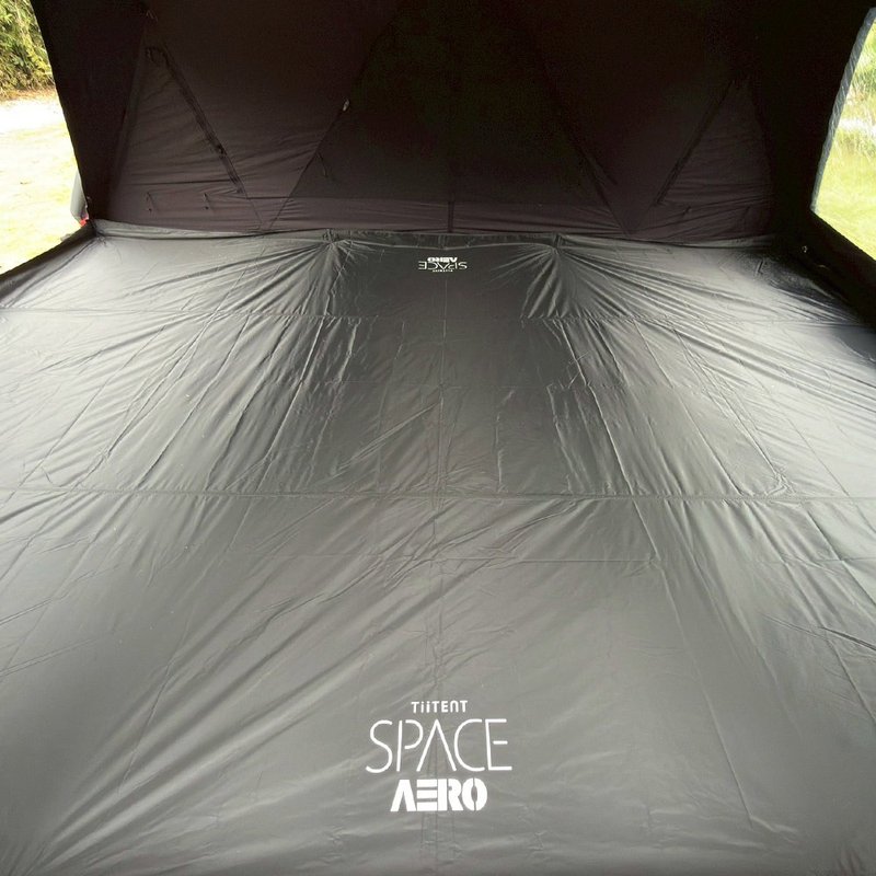 SPACE AERO 浴缸型地布 - 露營用品 - 防水材質 黑色