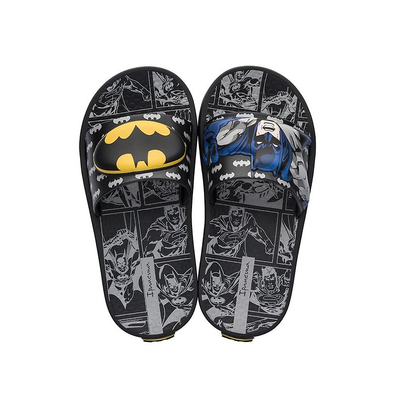 [IPANEMA] Justice League Series Slippers LIGA DA JUSTICA K Batman - รองเท้ารัดส้น - ยาง สีดำ