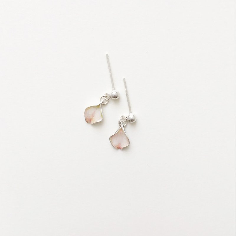 Goody Bag-Petal Silver Necklace | Earrings - สร้อยคอ - เงิน สึชมพู