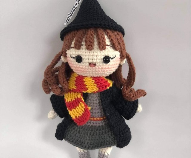 Wizard Harry Potter crochet doll pattern Amigurumi doll