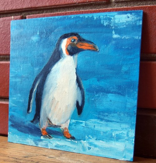 油絵　専用　ペンギンみたいな可愛すぎる鳥パフィン 油絵専用ペンギンみたいな可愛すぎる鳥パフィン