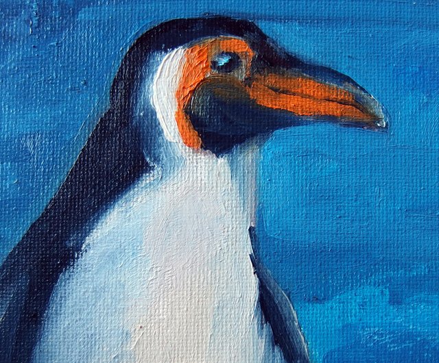 Penguin buy oil painting