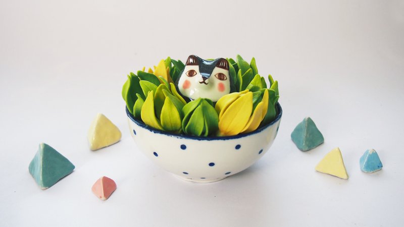Bear Pot  l ceramics l May&Clay Ceramics Studio - 盆栽/植栽 - 陶 多色