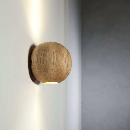LUBBRO Wall sconce Modern wall sconce Wood sconce light Hanging wall lamp Led wall lamp