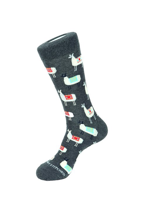 Modern Liberation Alpaca Socks 草泥馬圖案襪子 by Unsimply Stitched