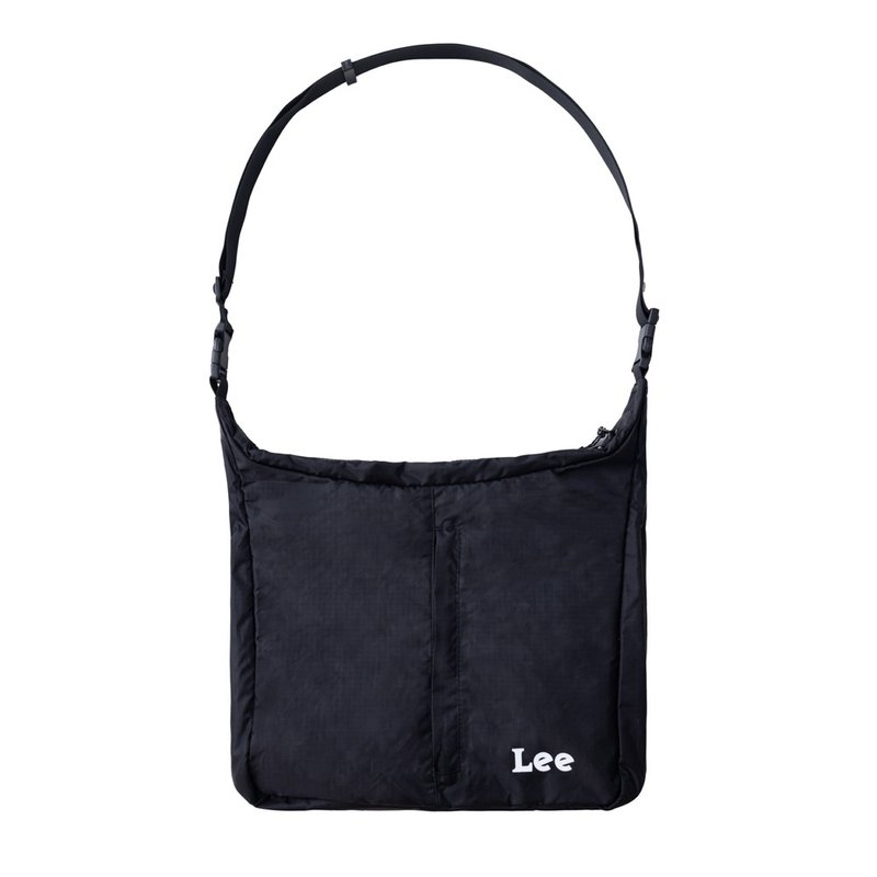 Lee 印花小LOGO 變換運動背包 手提包 側背包 斜背包 - 側背包/斜背包 - 尼龍 黑色