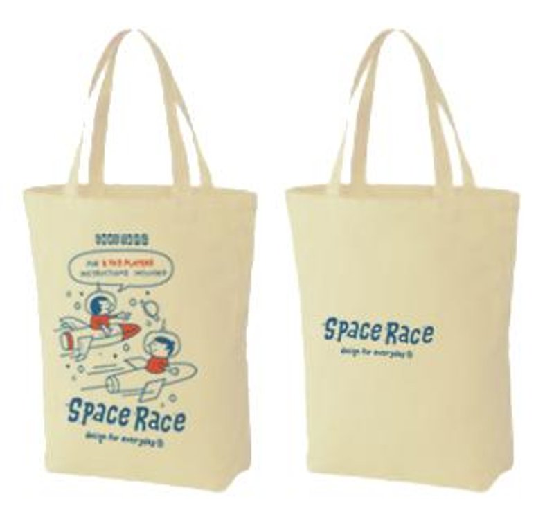 SPACE- ~ American retro - Tote M [order product] - กระเป๋าถือ - วัสดุอื่นๆ สีกากี