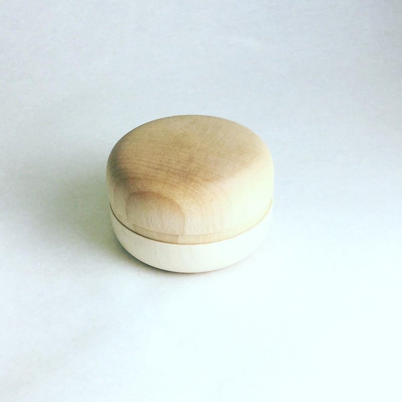 [New! Free Shipping] Urushi Macaron Series Daifuku - Food Storage - Wood Khaki
