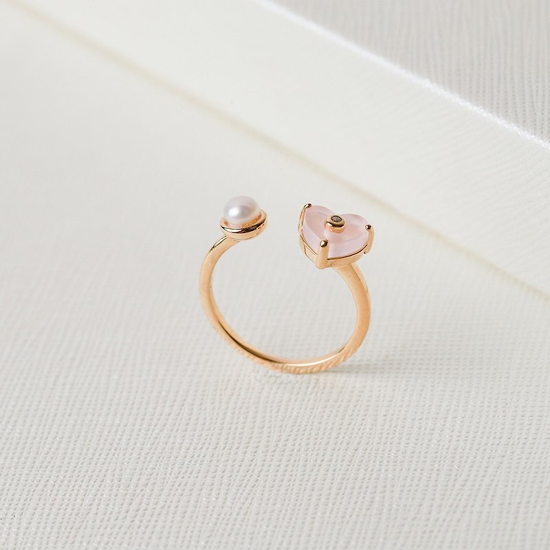 Sterling Silver General Rings Pink - 【วาเลนไทน์ Gift Box】Healing Heart Ring