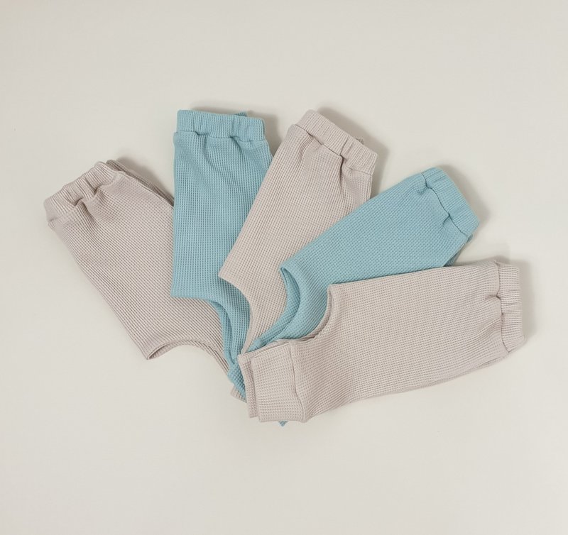 Waffle baby pants,baby harems, baby girl pants, baby boy pants, baby outfits - 男/女童長褲/短褲 - 棉．麻 多色