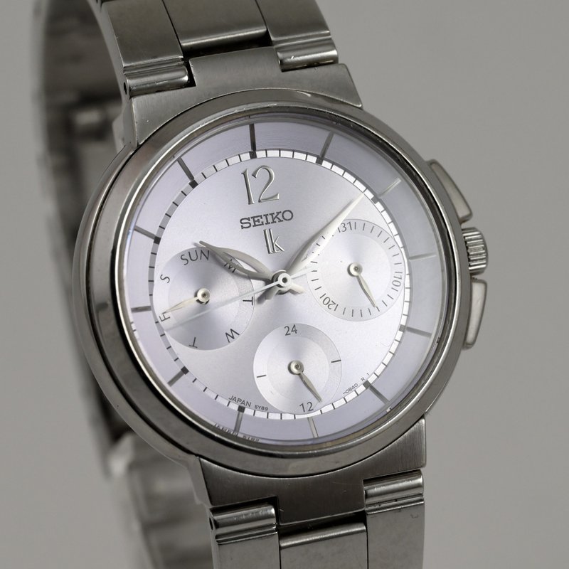 SEIKO LUKIA 5Y89-0B70 女性用腕時計 クォーツ ライトパープル 手錶 古董錶 - 女錶 - 不鏽鋼 