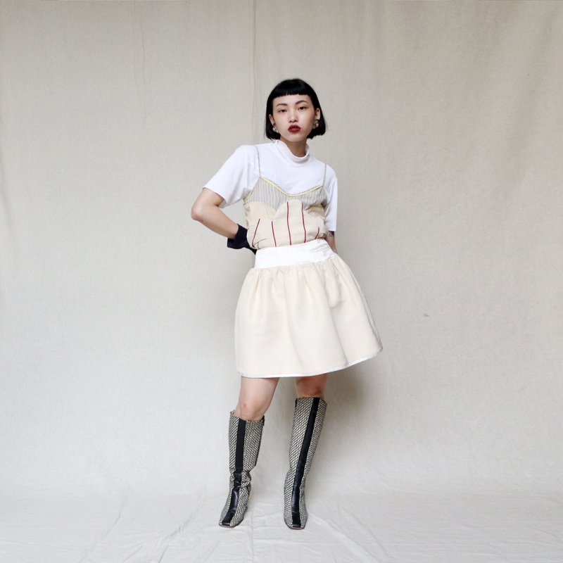 Pumpkin Vintage. Undercover dreamy silk tutu skirt - กระโปรง - ผ้าไหม 