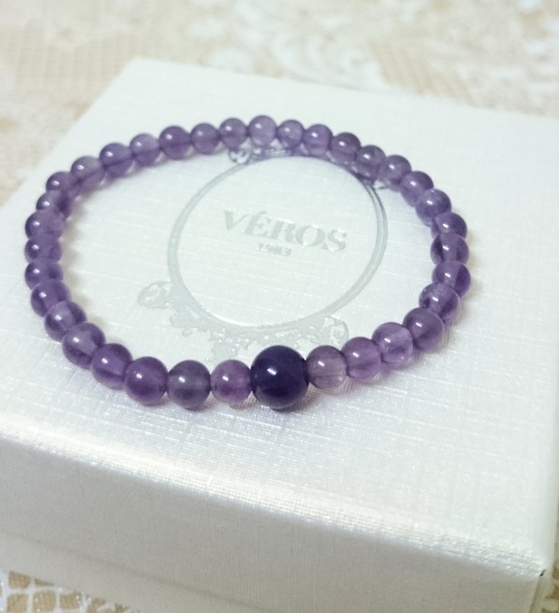 A good match popular amethyst bracelet - Bracelets - Gemstone Purple