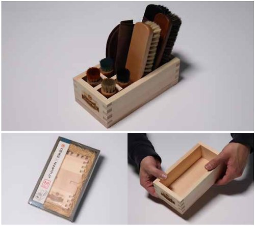 莫布雷皮革保養 【限量】日本大橋量器 -MASU- 檜木工具收納盒 DIY套件