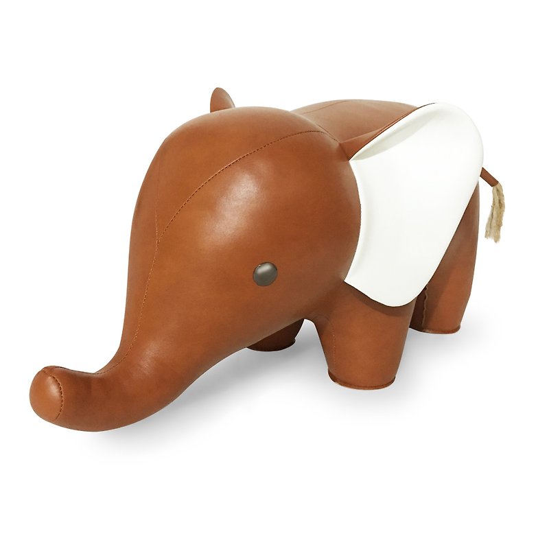 Zuny - Elephant - Large Home Decoration - Items for Display - Faux Leather Multicolor