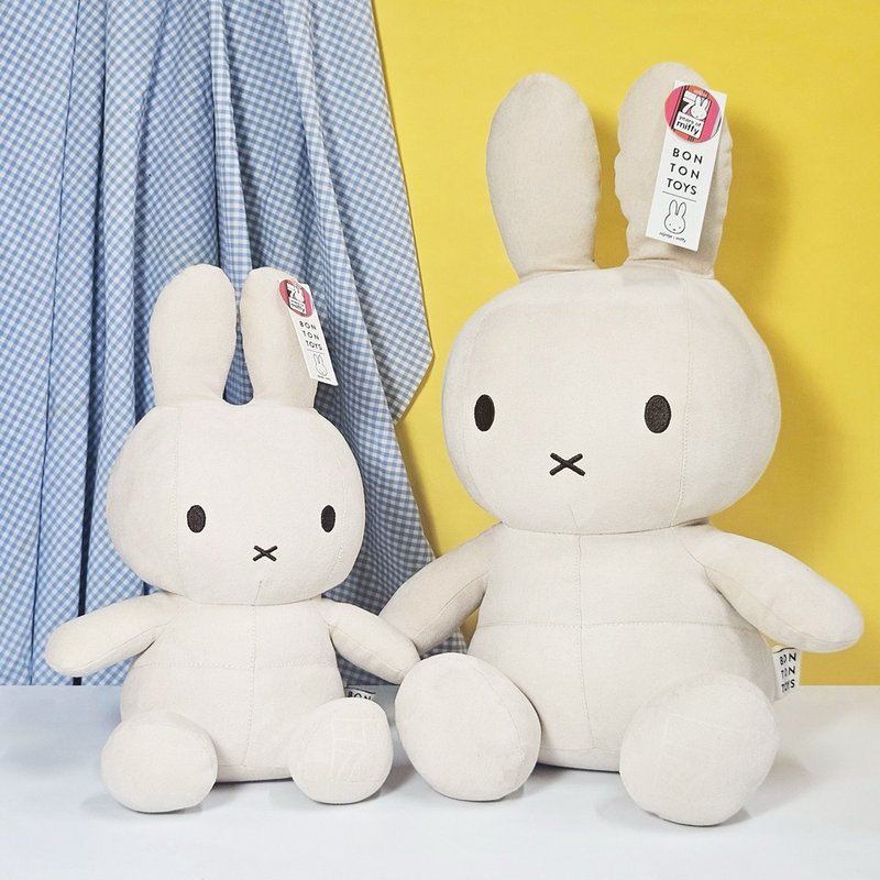 BON TON TOYS 米菲兔麂皮填充玩偶-70週年限量版 米色 (35/50cm) - 公仔/玩偶 - 聚酯纖維 多色