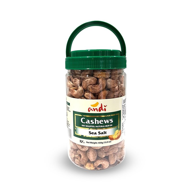 【年節小點】andi鹹味帶皮腰果(450g) 即期品 保存期限至2020/9/1 - 堅果 - 其他材質 