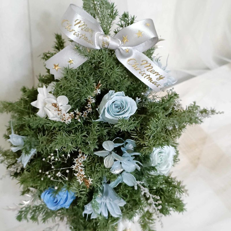 Everlasting cedar Christmas wreath tree Nobel pine birthday opening store home decoration resignation retirement - Wall Décor - Plants & Flowers 