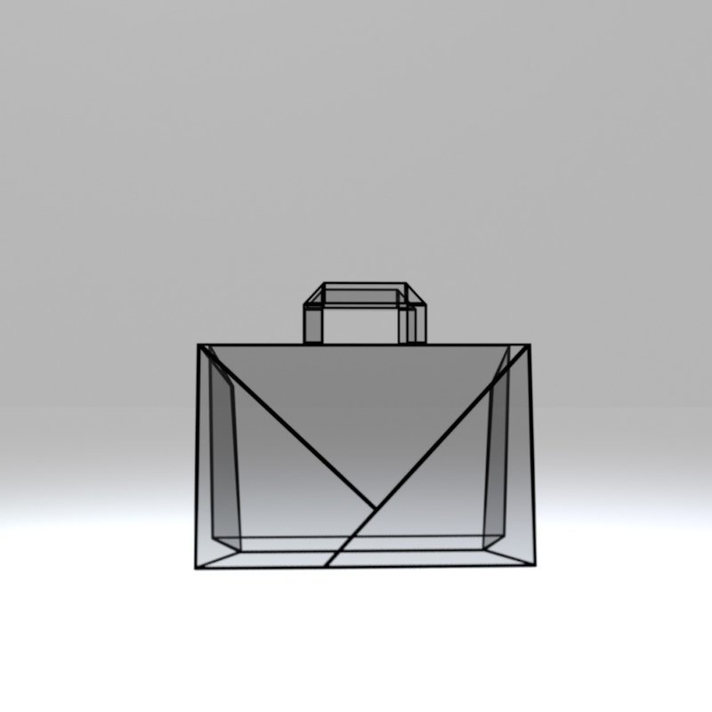 Digital drawing for printing 052. Stained glass terrarium handbag. DIY terrarium - 圖文模板設計 - 其他材質 