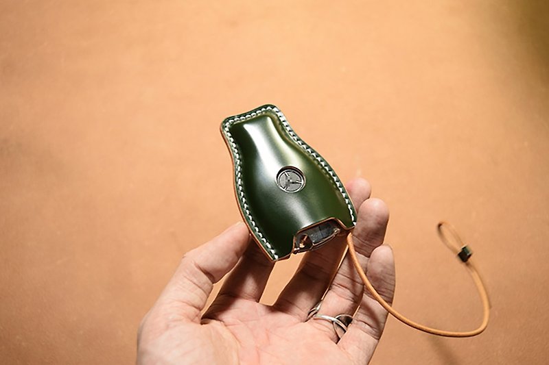 Japanese New Zealand horse hip leather car key bag hand-made leather cord - อื่นๆ - หนังแท้ 