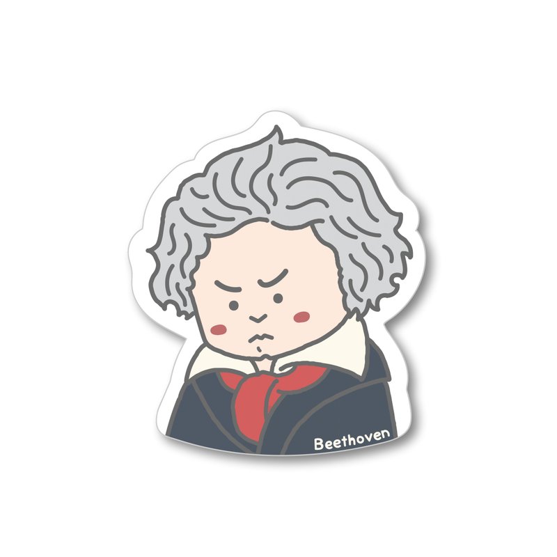 【貝多芬】手機氣墊支架| 古典音樂 | Music Gift - 其他 - 壓克力 白色