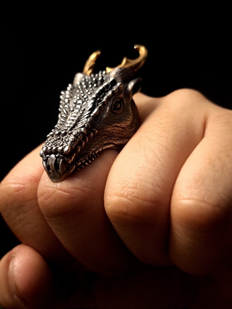 聖獸麒麟  戒指 - 戒指 - 貴金屬 