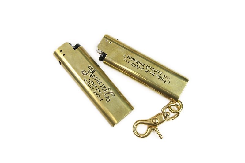 [METALIZE] brass lighter sets - hand-painted LOGO models - Other - Other Metals 