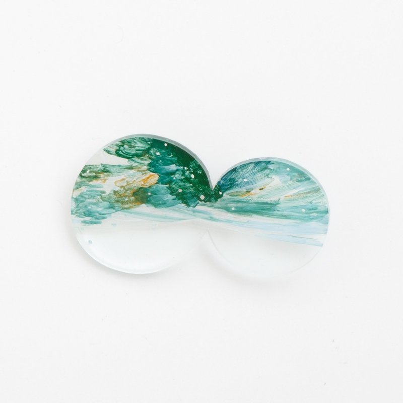 Picture of brooch [butterfly] - Brooches - Acrylic Green