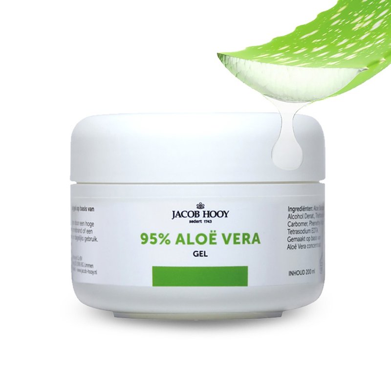 Jacob Hooy雅歌布霍伊 純蘆薈95%修護凝膠200ml 曬後修護舒緩降溫 - 身體乳/按摩油 - 其他材質 