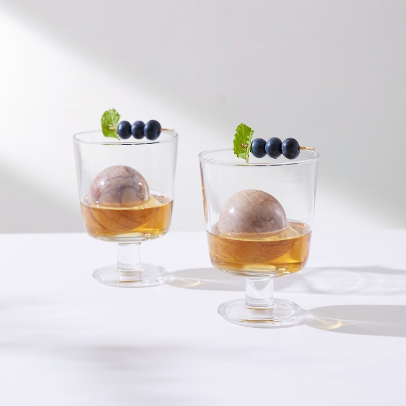 -[Qiyu Home Furnishing] Marble ice ball (three colors in total) ice wine Stone whiskey - แก้วไวน์ - หิน 