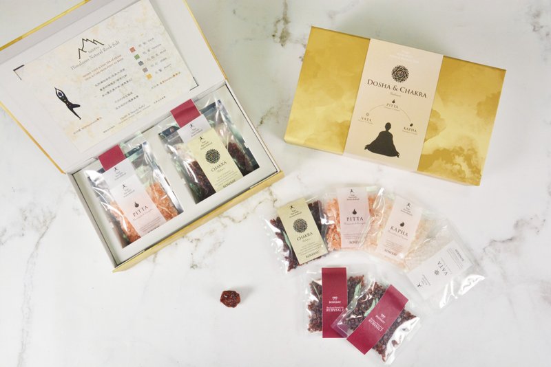 【ROSEBAY】Himalaya Bath Salts Gift Box-Ayurvedic Health Series - อุปกรณ์ห้องน้ำ - วัสดุอื่นๆ 