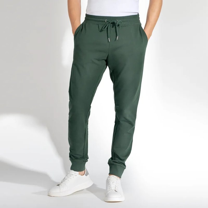 Bread & Boxers Lounge Pant Classic Organic Cotton Pants 2.0 - Forest Green - Men's Pants - Cotton & Hemp Green