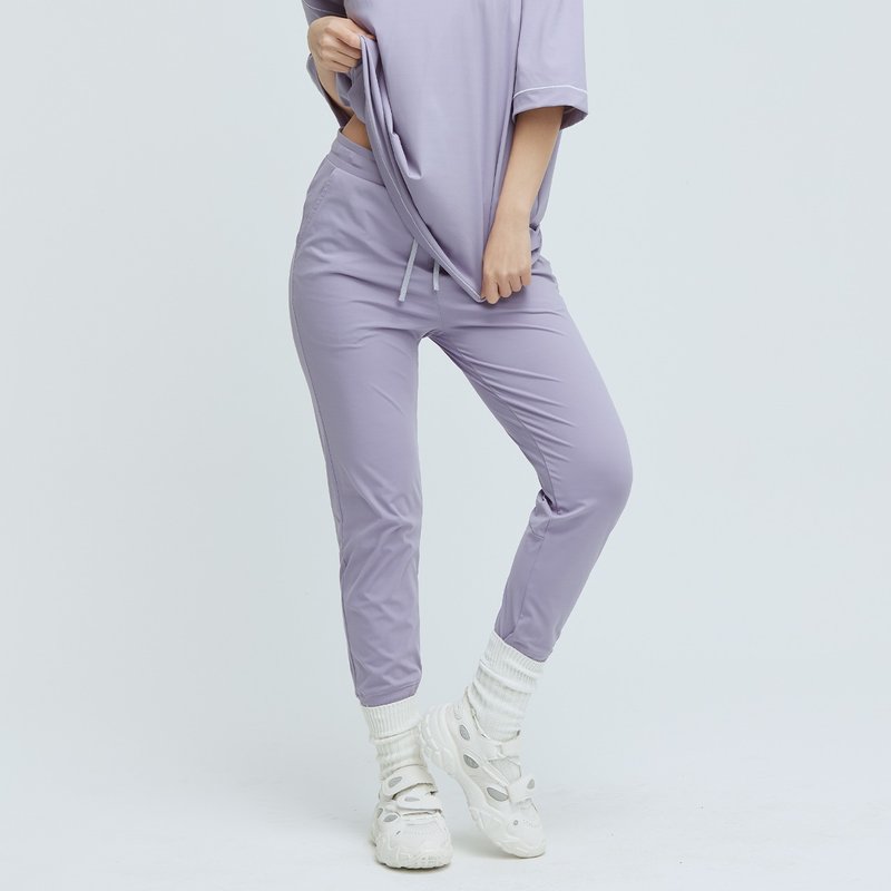 ULTRACOOL - クロップドジョガーパンツ（ユニセックス）- ドーンパープル - パンツ レディース - ポリエステル パープル