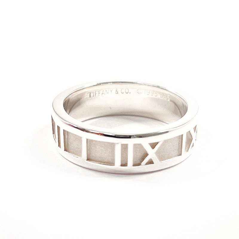 【日本直送 中古美品】12.5号 ティファニー TIFFANY&Co. リング・指輪 アトラス シルバー925  ユニセックス - 戒指 - 純銀 銀色