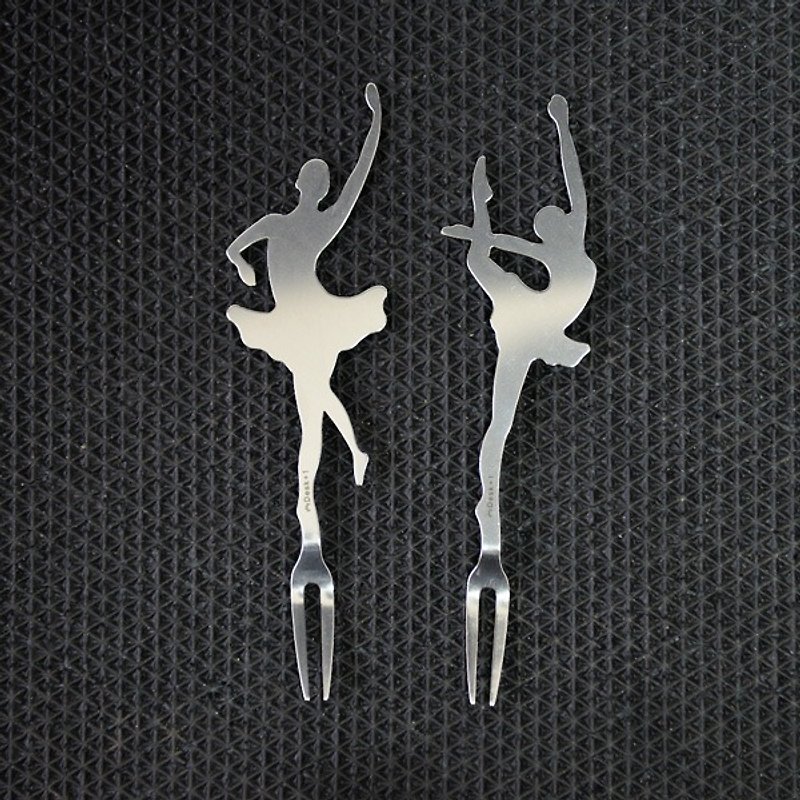 [Desk+1] Ballet name fruit fork - two packs - Cutlery & Flatware - Other Metals Silver