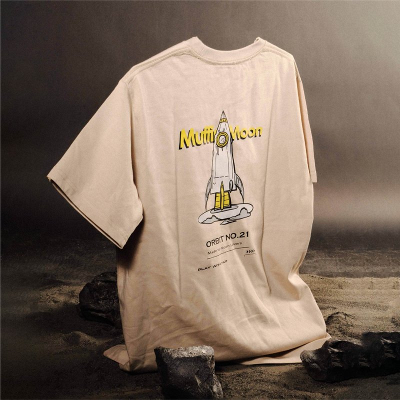 【預購】Rocket Launch TEE - 男 T 恤 - 棉．麻 多色