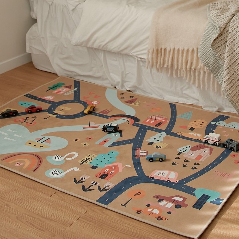 Cherry and Harry - Village Waterproof Washable Play Rug - 地墊/地毯 - 其他材質 