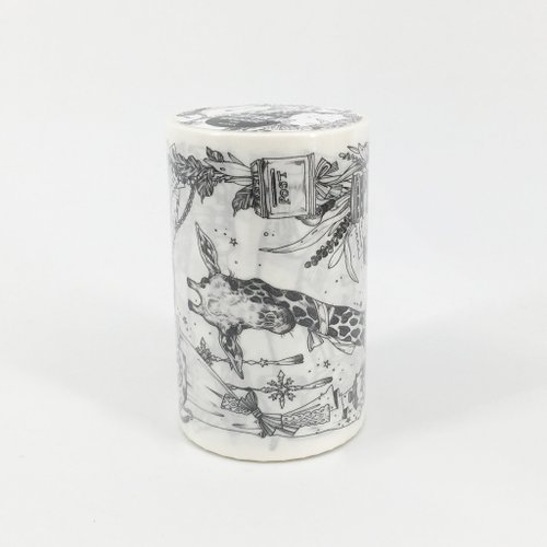 木田森果 wood3f 長頸鹿 Giraffe / 紙膠帶 Masking Tape