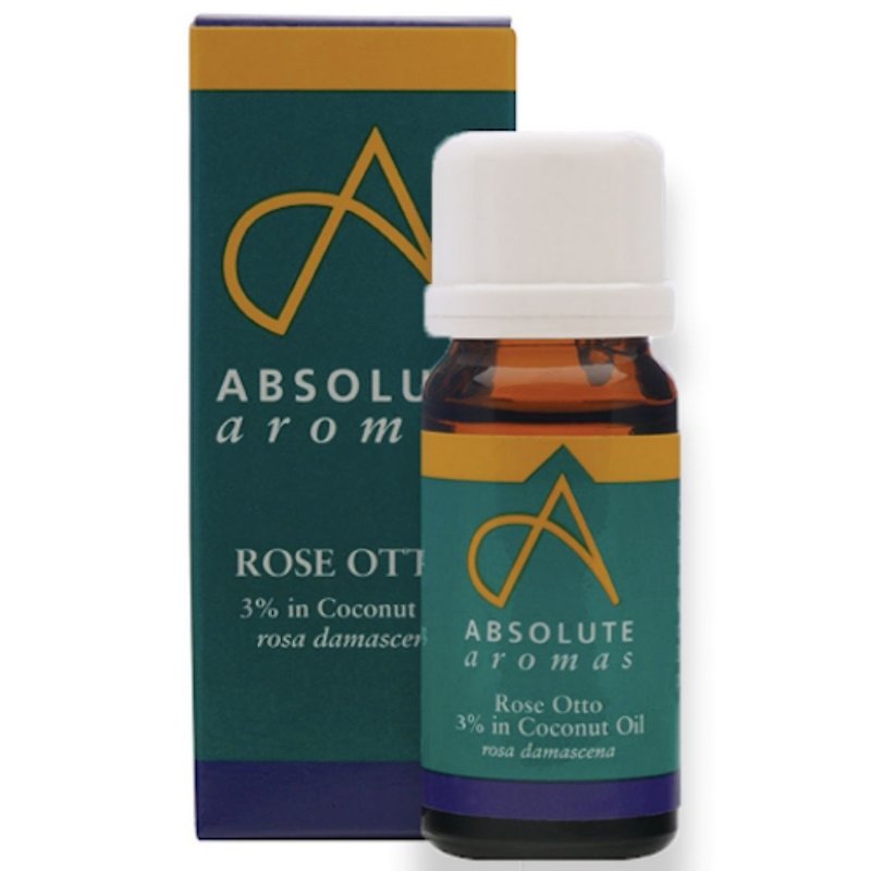【Rose Otto 3% Essential Oil】l Rose Otto 3% l Absolute Aromas UK - น้ำหอม - น้ำมันหอม สีเขียว