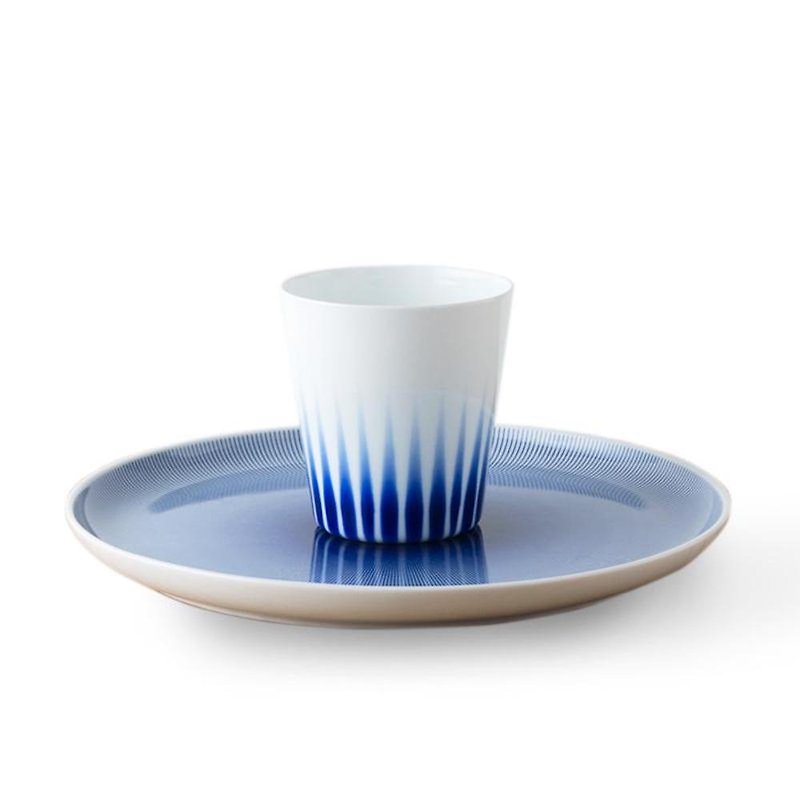 KIHARA 晨暮 杯盤組 morning - 杯/玻璃杯 - 瓷 藍色