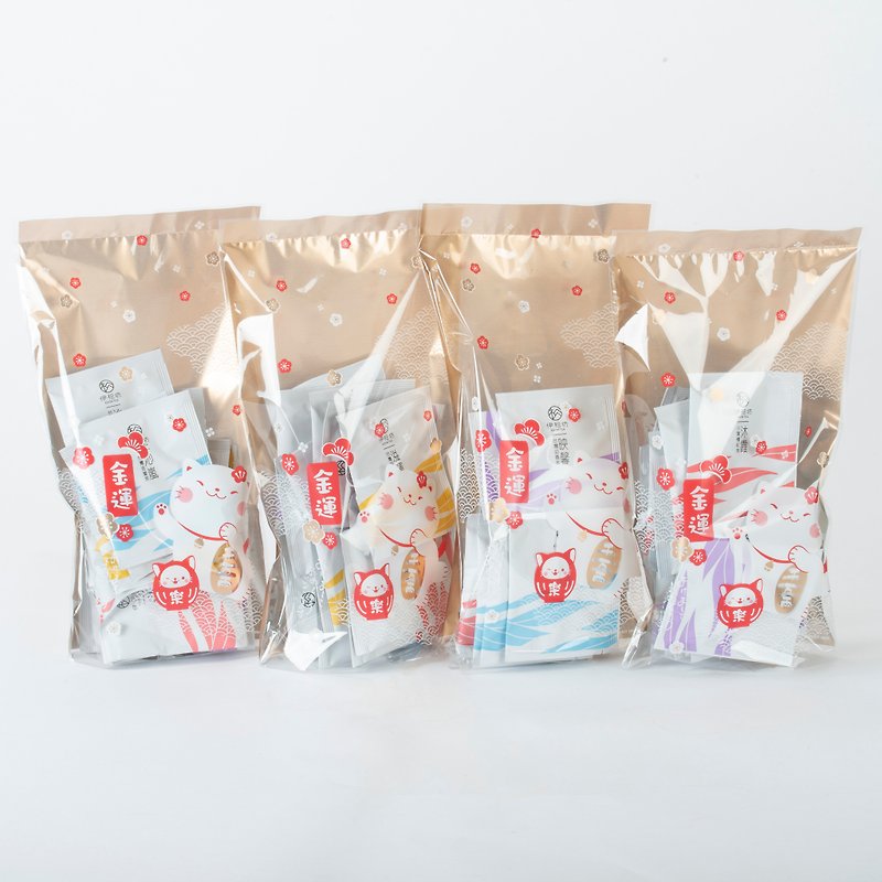 Comprehensive three-dimensional tea bags 16pcs (Jinxuan/ Sijichun/ Xiaoyehong/ Yingxiang) - ชา - วัสดุอื่นๆ หลากหลายสี