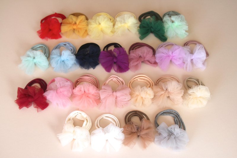 Baby headband , baby wrap bow , newborn headband , newborn props , baby - Baby Hats & Headbands - Cotton & Hemp Multicolor
