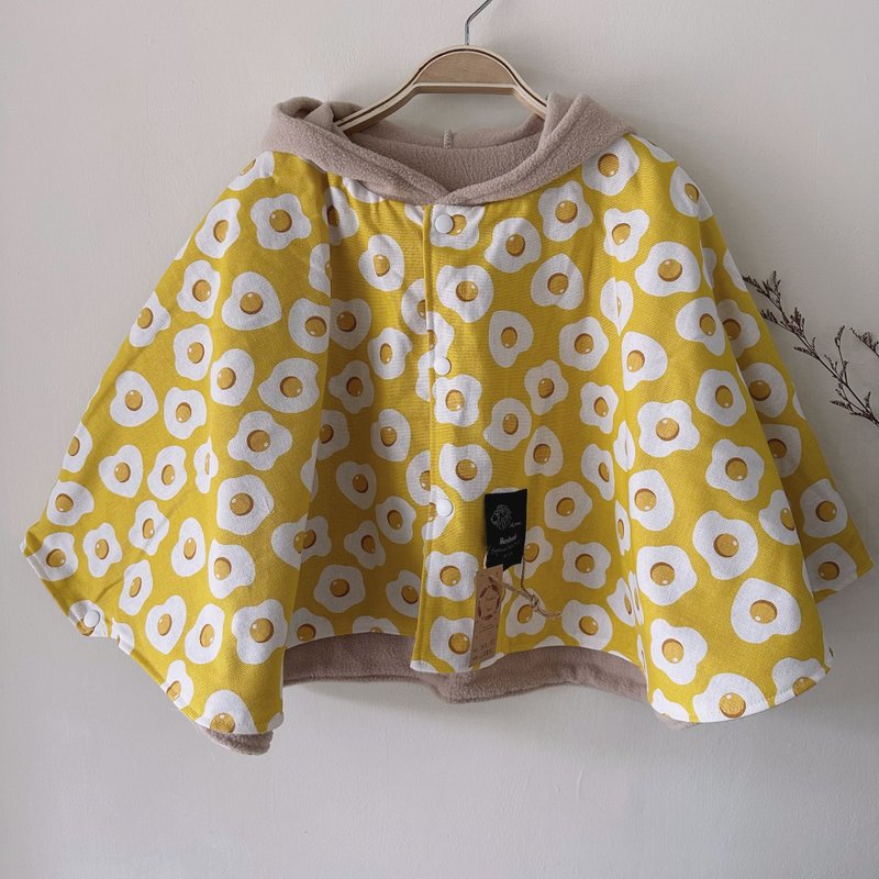 Egg yolk elf cloak 0-4 years old - เสื้อโค้ด - ผ้าฝ้าย/ผ้าลินิน 