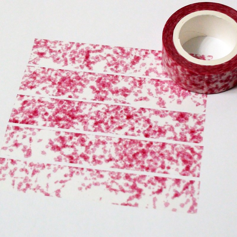 Sample Washi Tape Cherry Rain - มาสกิ้งเทป - กระดาษ 