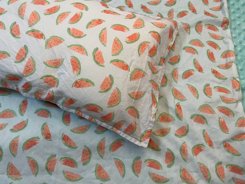 手作寶貝毯 豆毯 空調毯 四季被 枕頭套 鋪棉睡墊 幼兒園 - 棉被/毛毯 - 棉．麻 