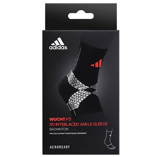 艾威爾生醫科技 【台灣製】adidas WUCHTP3高機能3D立體針織加強型彈性運動護踝套